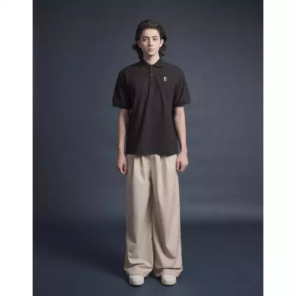 Eleven - Áo Polo Thêu 11 | Màu Đen