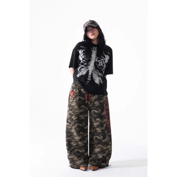 Code B Skeleton Tshirt - Deep Alley - Áo Xương Oversized