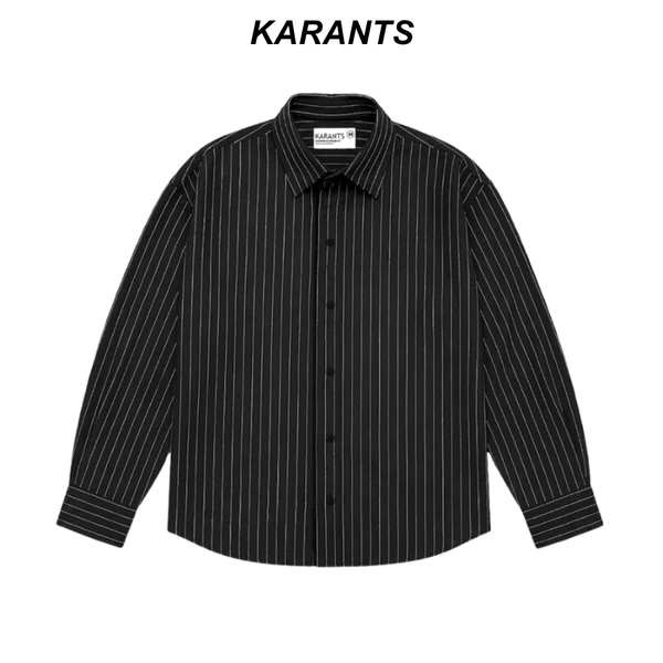 Karants Áo Sơ Mi Oversize Tay Dài Vải Satin Trơn Nam Nữ Unisex - KR425