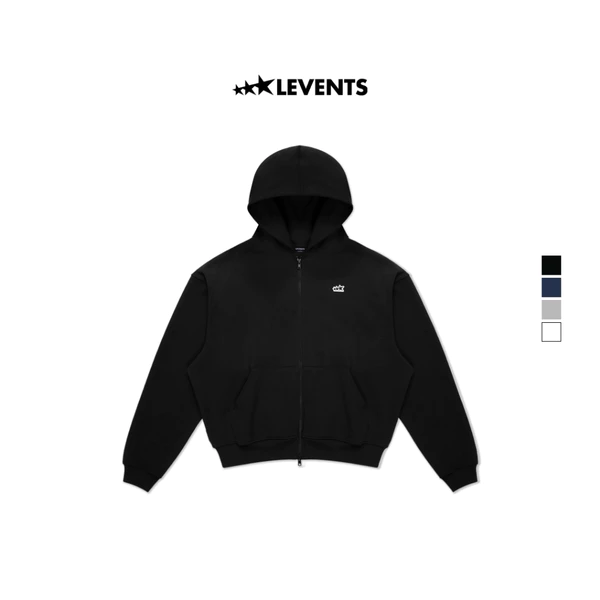 Áo Hoodie Levents Classic Triple Star Zipper Boxy