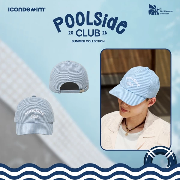 [SUMMER COLLECTION] Nón Lưỡi Trai ICONDENIM Nam Poolside Club NOID0084