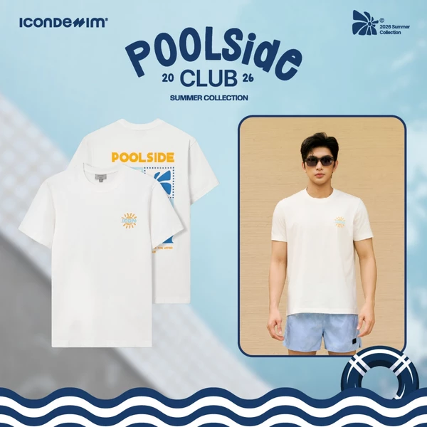 [SUMMER COLLECTION] Áo Thun Nam ICONDENIM Blue Paradise Form Regular ATID0743