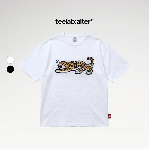 Áo Thun Teelab Alter Leopard Semi-Oversized Slub-Cotton Tee TS408