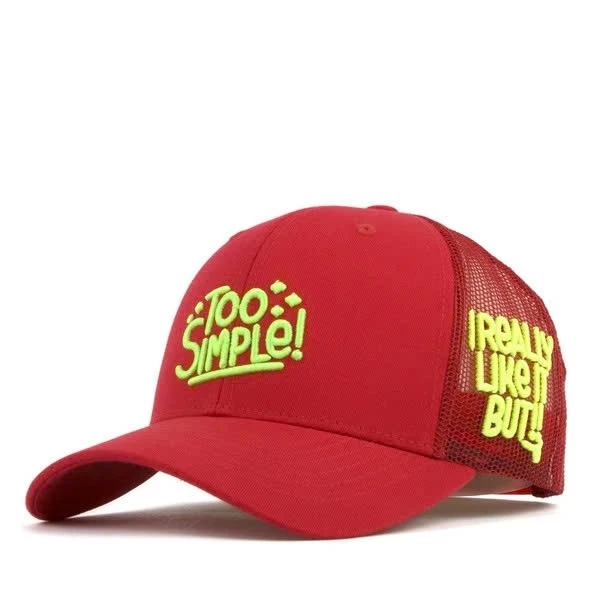 NónPremi3 phối lưới pigall e  too simple meshcap red