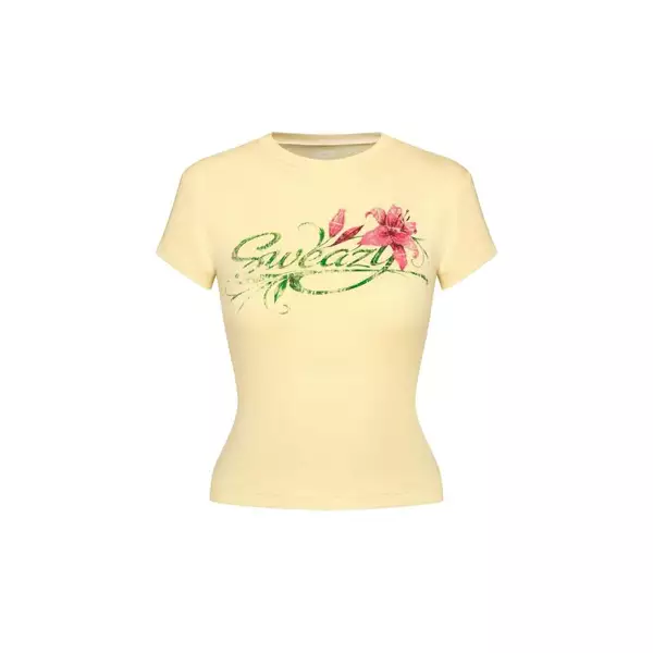 ÁO SWE LILY BABY TEE - YELLOW