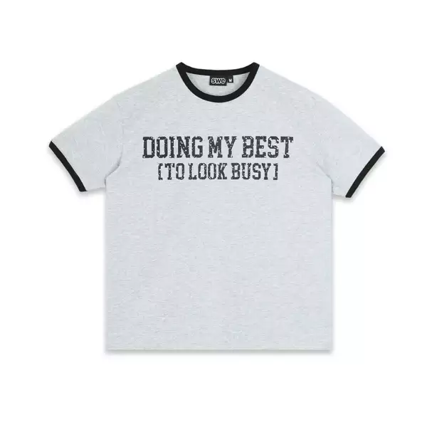 ÁO SWE BUSY RINGER TEE - GRAY