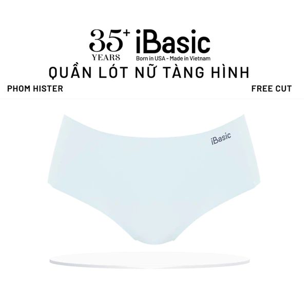 Quần lót nữ su không đường may iBasic lưng cao không lộ viền free cut phom hipster V029 Có size 5XL