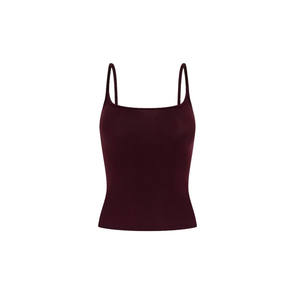 RUBIES Lana Top - Áo Thun Nữ Dáng Ôm 2 Dây Cổ Vuông