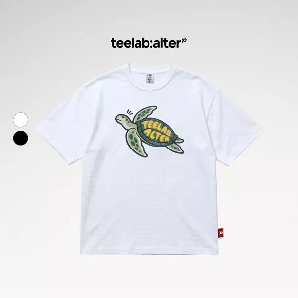 Áo Thun Teelab Alter Turtle Semi-Oversized Slub-Cotton Tee TS409