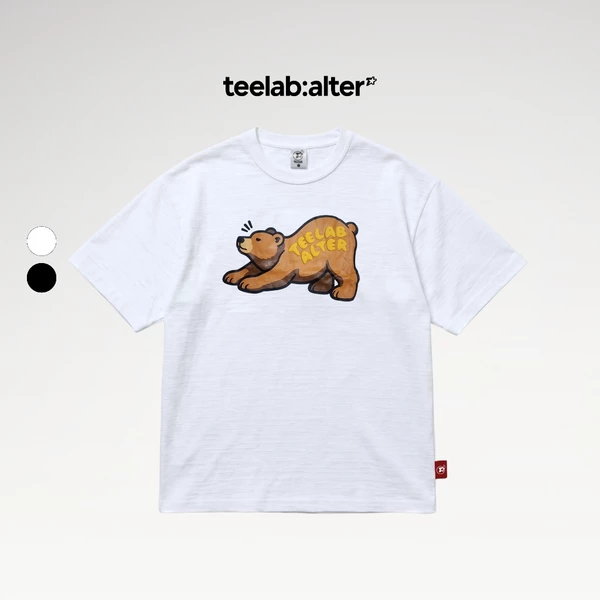Áo Thun Teelab Alter Lazy Bear Semi-Oversized Slub-Cotton Tee TS412