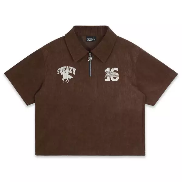 ÁO SWE CORDUROY SHIRT - BROWN