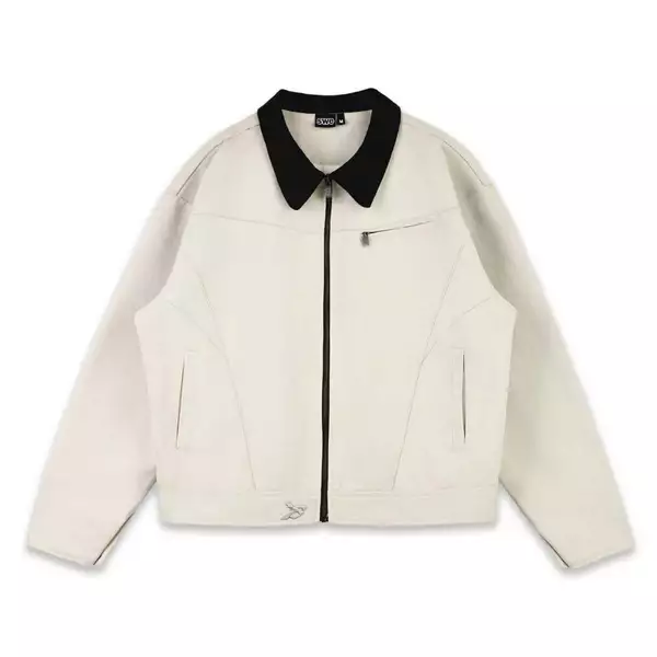 ÁO SWE SCRIPT JACKET - BEIGE