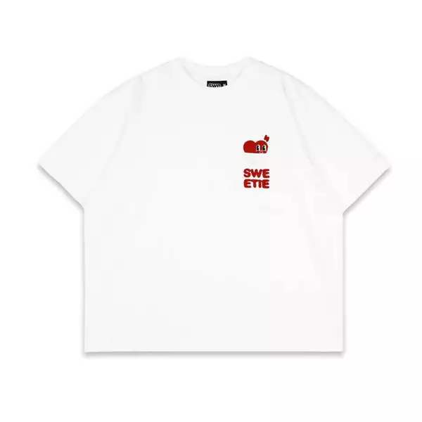 ÁO SWE PEEKING POCKET BOXY TEE - WHITE