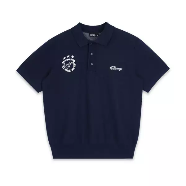 ÁO SWE KNIT POLO - NAVY