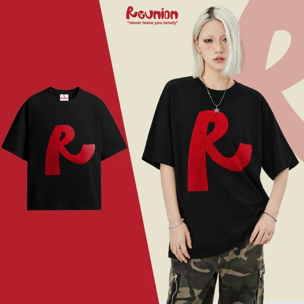 RNC Chenille Embroidery R'LOGO Tee - Áo Thun Thêu Xù 3D Brand REUNION