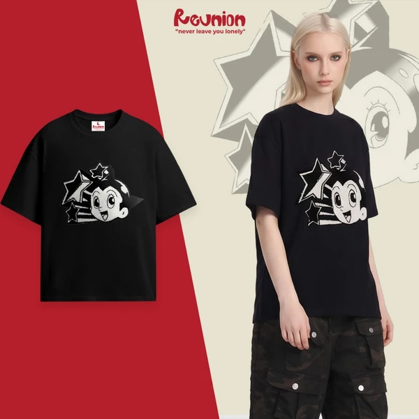 RNC Chenille Embroidery R'ATB STARS Tee - Áo Thun Thêu Xù 3D Brand REUNION