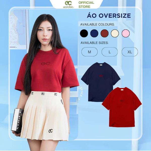 Áo Phông ECOCHIC SSSIZZLE TSHIRT Tee Local Brand Chính Hãng Unisex Form Rộng Oversize Premium Cotton 100% B135
