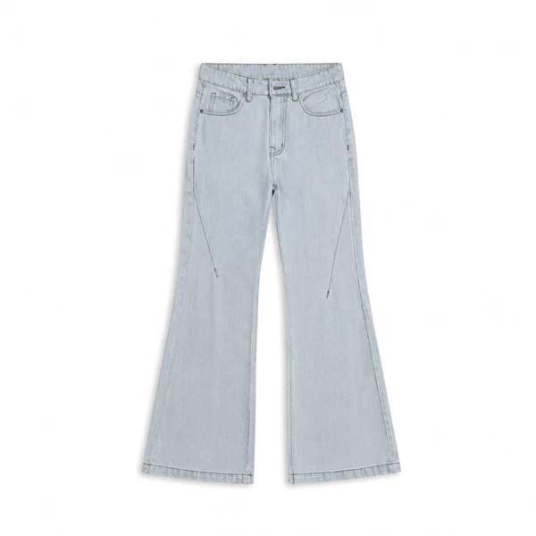 LOE LIGHT SMOKE FLARED JEANS WASH VER 1 - Quần jeans ống loe wash Whose Studio 1799