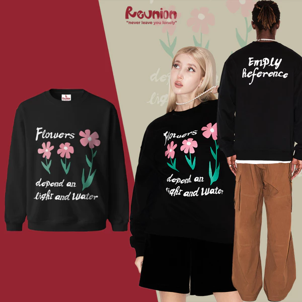 Áo Sweatshirt RNC "FLOWERS" Áo Sweater Nam Nữ Form Rộng SWT18