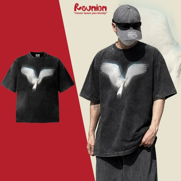 Áo Thun Washed REUNION "DOVE" T-shirt TSW11