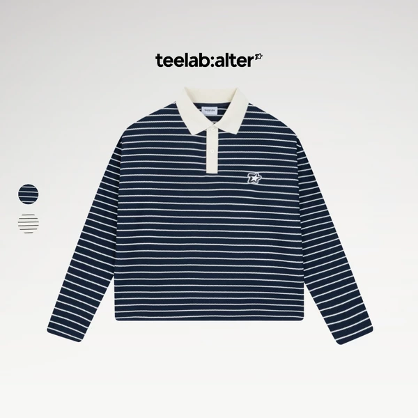 Áo Thun Dài Tay Teelab Alter Stripe Semi-Oversized Tee TS360