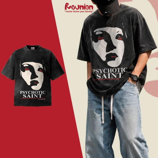 Áo Thun Washed REUNION "PSYCHOTIC" T-shirt TSW21
