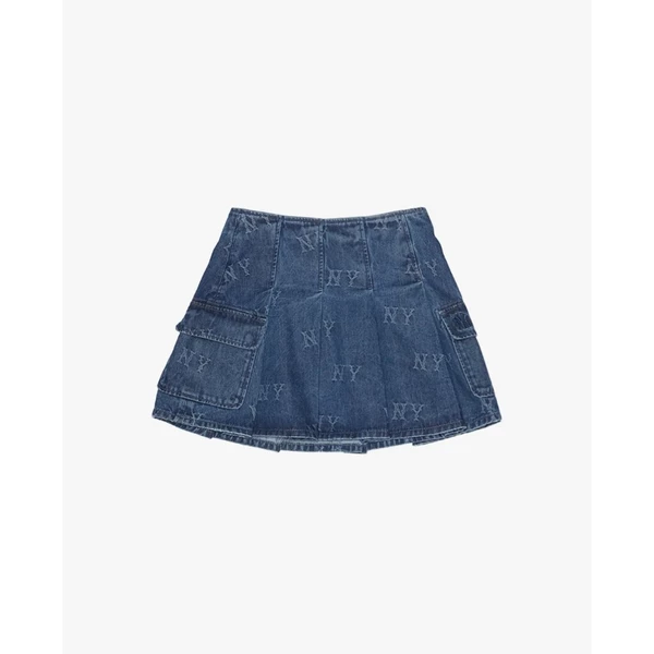 MLB -  Chân váy denim mini phối túi_3FDSM0354-50INS