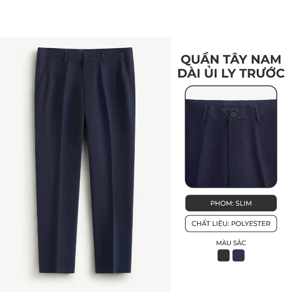 Quần Tây Dài Nam Form Slim - Routine 10F25PFO020