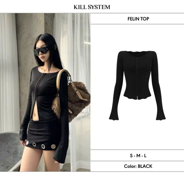 [LINK MỚI] Áo tay dài mắc cài FELIN - KILLSYSTEM