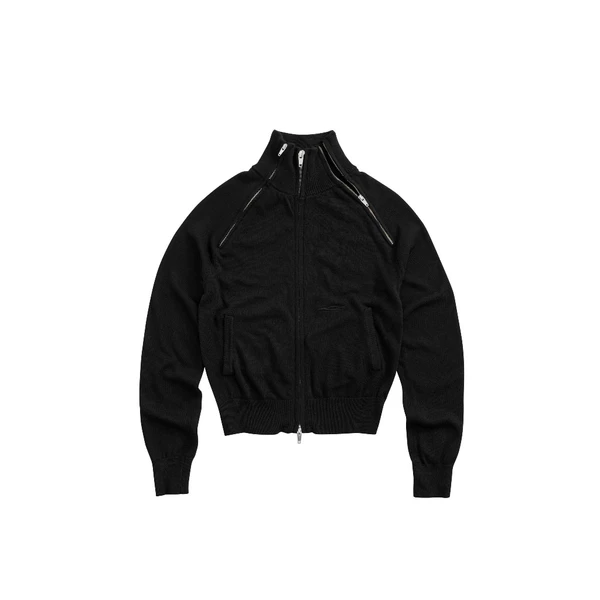 DUAL ZIP KNIT JACKET / ÁO ZIP LEN CỔ CAO / GAMBLE WORLDWIDE