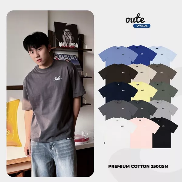 Áo Thun Trơn Outerity Symbol Form Regular Fit Cotton 100% Nam Nữ Unisex Localbrand 2026
