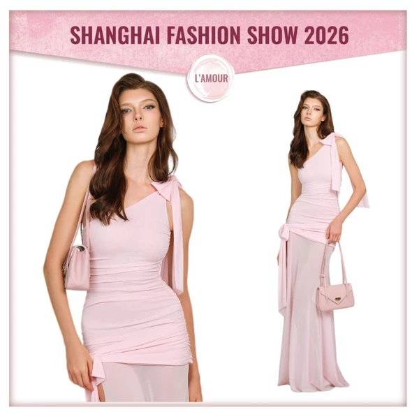 [MỞ BÁN] LSOUL - Đầm Maxi Lệch Vai Dáng Ôm Xếp Ly Thắt Nơ Hông Quyến Rũ Sang Trọng Vie Dress V26061718