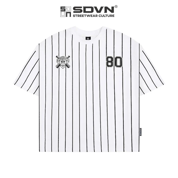 Áo Thun Baseball  Unisex Form Boxy  - Brand Chính Hãng SDVN