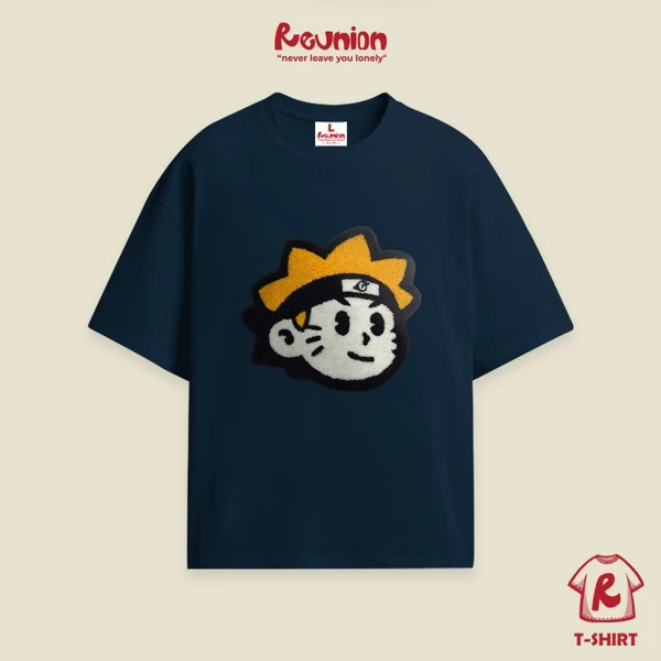 RNC Chenille Embroidery NARUTO Tee - Áo Thun Thêu Xù 3D Brand REUNION