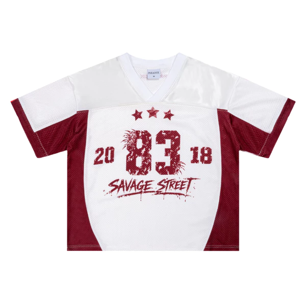 Áo thun form Boxy SAVAGE JERSEY Lưới, vải bóng PARADOX AT6P0484