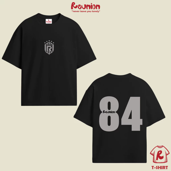 Áo Thun Nam Nữ Local Brand REUNION In Họa Tiết Chữ Số,Chất Liệu Vải Cotton Cao Cấp TS362