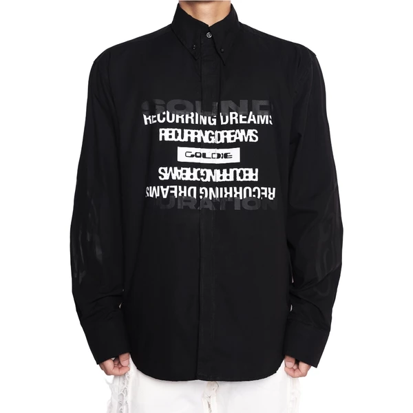 Áo Sơ Mi Goldie "RD BLACK SHIRT" Dài Tay