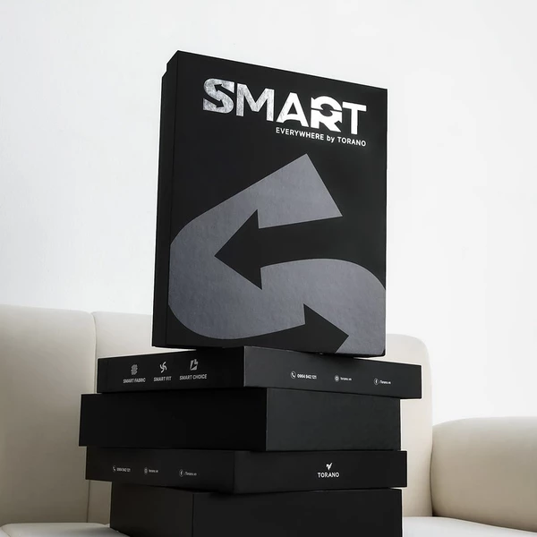 Hộp Quà  Smart Everywhere TORANO Bìa Cứng Ép Kim Nhũ Smart Tặng Quà Cao Cấp