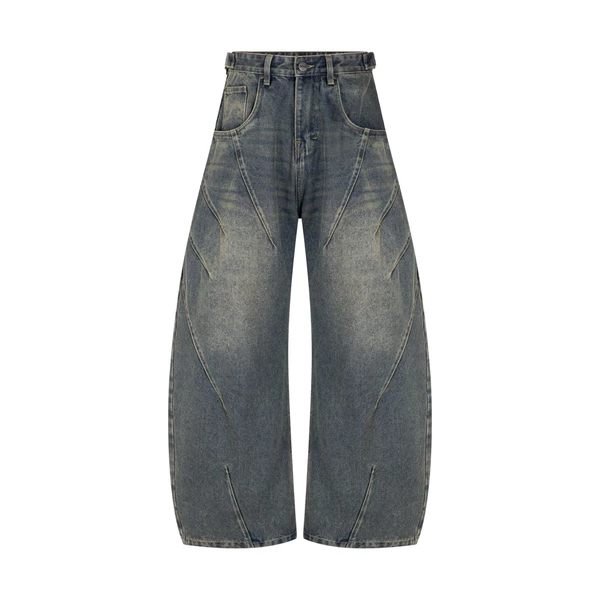 OUTBREAK - QUẦN DENIM ỐNG RỘNG "THORNY DENIM PANTS"