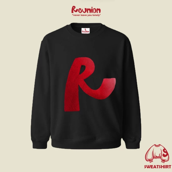 Áo Sweatshirt Thêu Xù 3D REUNION R'LOGO Sweater
