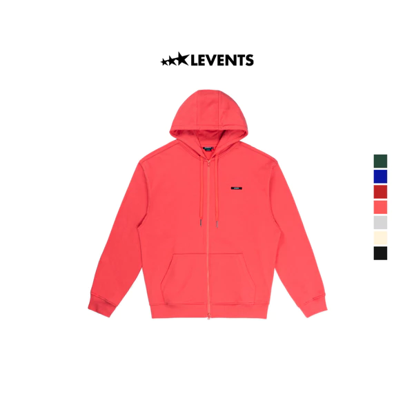 Áo Zipper Hoodie Levents Classic Oversized Nỉ Chân Cua