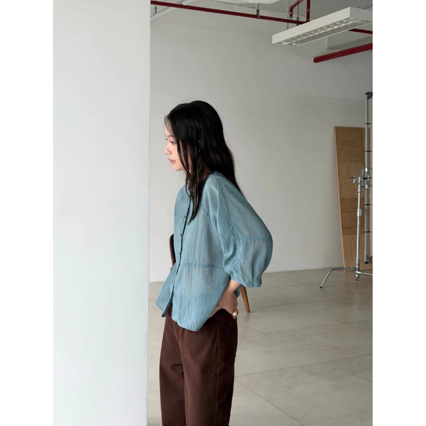 Áo tơ hàn tay lỡ 𝐒𝐎𝐌𝐒 | 𝐄𝐥𝐦𝐞𝐫 𝐓𝐨𝐩