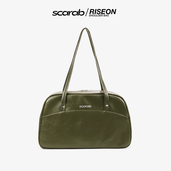 [CÓ SẴN] Túi xách đeo vai SCARAB RISEON thời trang nam nữ đựng vừa Laptop 13", đồ trang điểm