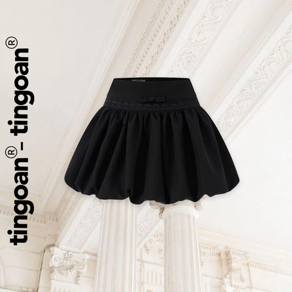 TINGOAN® x KOL - TINGOAN® - Chân váy cạp lửng nơ eo zúm bồng dưới (có quần váy trong) CHIQUITA SKIRT