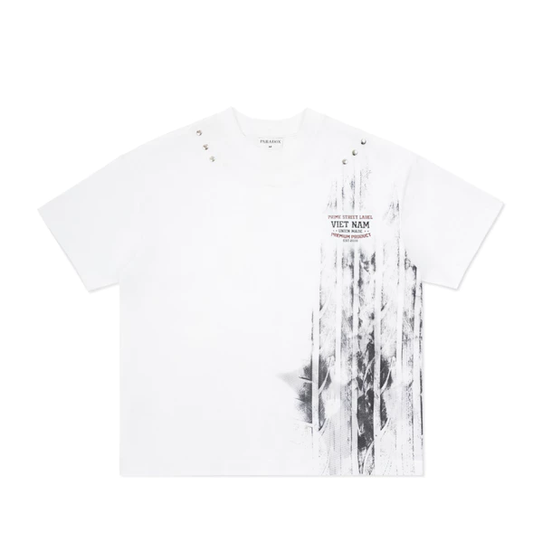 Áo thun form Boxy VEIN TEE Cotton PARADOX AT6P0511