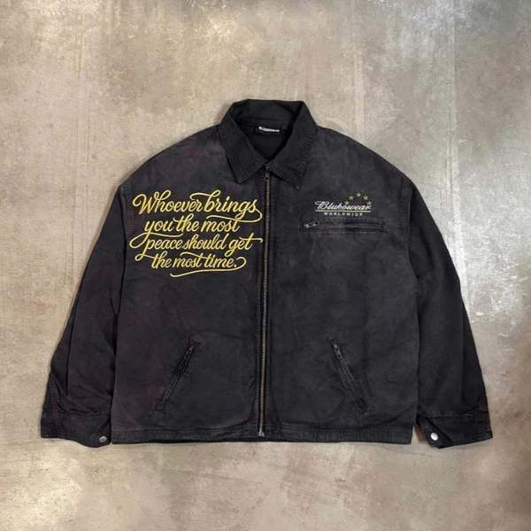 Áo khoác BLUKO QUOTE99 WASHED JACKET