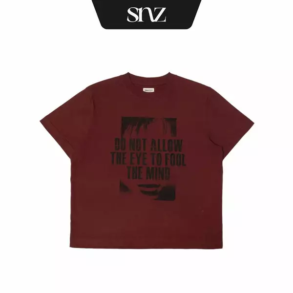 Áo Thun Boxy SNAZZY Unisex Nam Nữ Chất Liệu Cotton Chính Hãng - VISIBLE LIES TEE