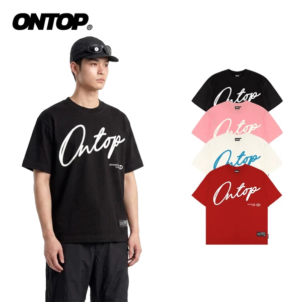 Áo phông local brand nhiều màu ONTOP vải thun cotton thoáng mát basic nam nữ Tee Signature | O-T2