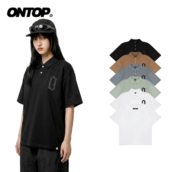 Áo polo unisex nhiều màu local brand ONTOP vải thun cotton cá sấu dày dặn, thoáng mát O Gothic | O17-T6