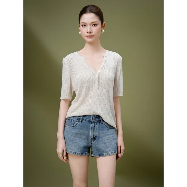 RUBIES Hecka Short Jeans - Quần Ngắn Nữ Vải Jean Mềm